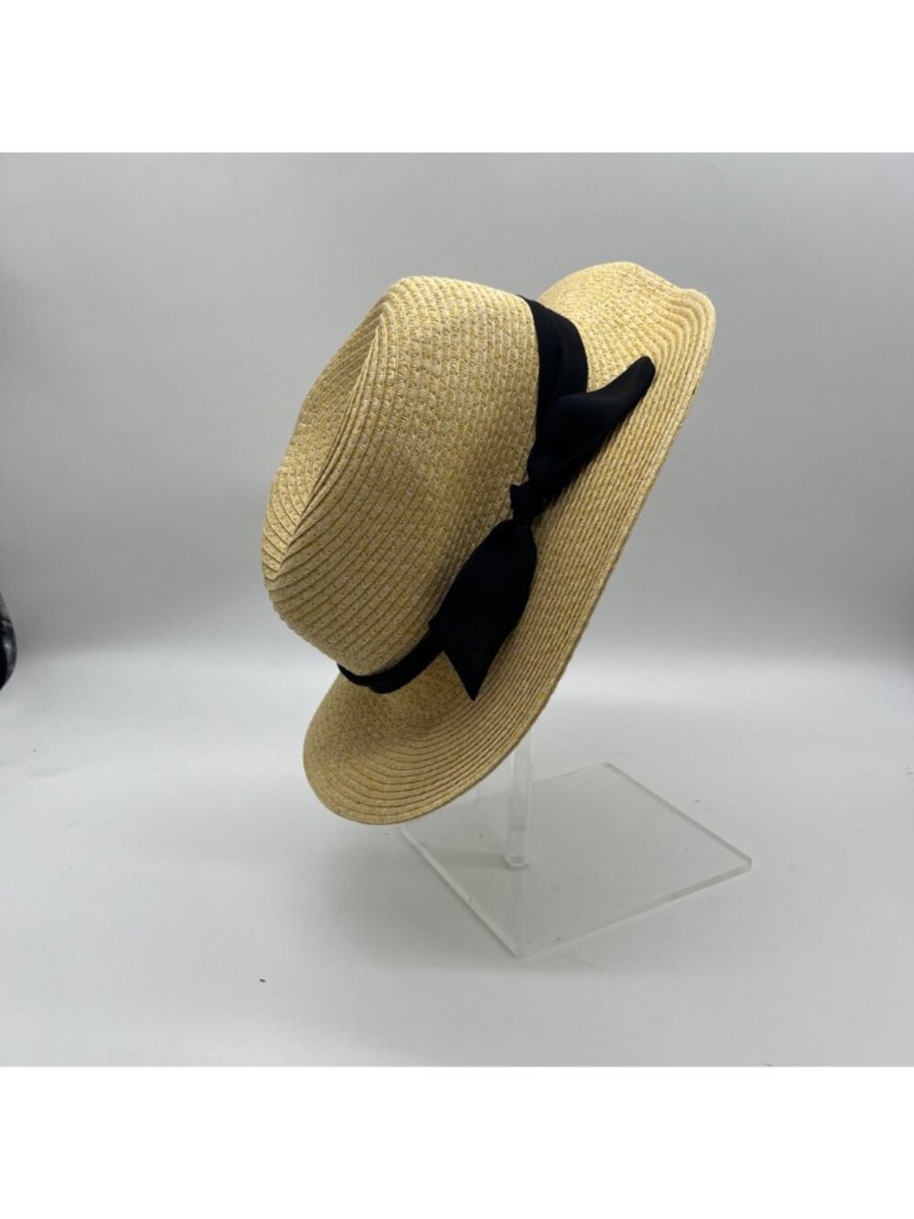 Giani Bernini Tan Women's Chiffon-Band Panama Hat - Picture 3 of 10